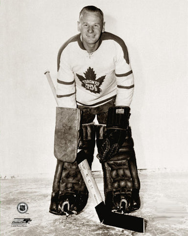 Johnny Bower Toronto Maple Leafs Classic c.1961 Premium Poster Print - Photofile Inc.