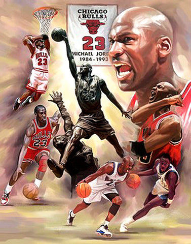 Chicago Bulls #23 Michael Jordan - Nike 80's Retro jersey with