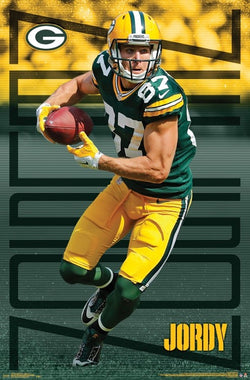 Jordy Nelson "Superstar Action" Green Bay Packers NFL Poster - Trends International