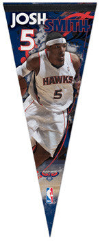 Josh Smith Atlanta Hawks Premium Felt Collector's Pennant (LE /2010)