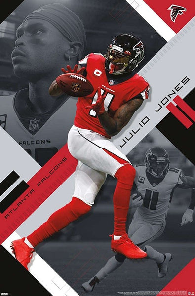 Julio Jones "Touchdown Machine" Atlanta Falcons Official NFL Football Action Poster - Trends International 2020