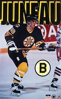 Joe Juneau "Action" Boston Bruins Poster - Starline 1994