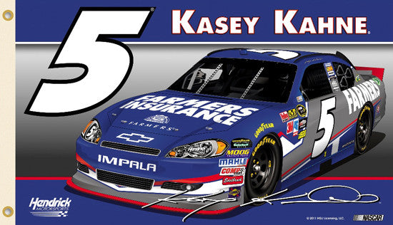 Kasey Kahne "Kasey Nation" 3'x5' Flag - BSI Products 2012