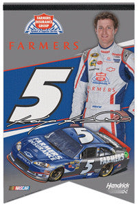 Kasey Kahne "Superstar" NASCAR #5 Premium Felt Banner - Wincraft Inc.