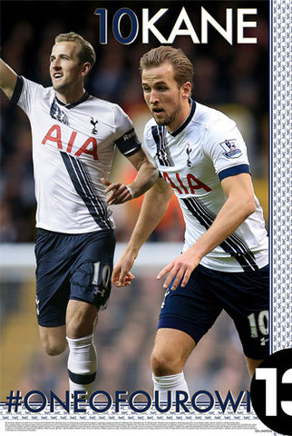 Harry Kane "#OneOfOurOwn" Tottenham Hotspur FC EPL Football Soccer Poster - Starz
