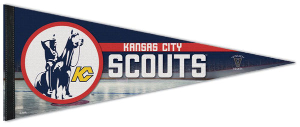 Kansas City Scouts NHL Vintage Hockey Collection Premium Felt Pennant - WinCraft