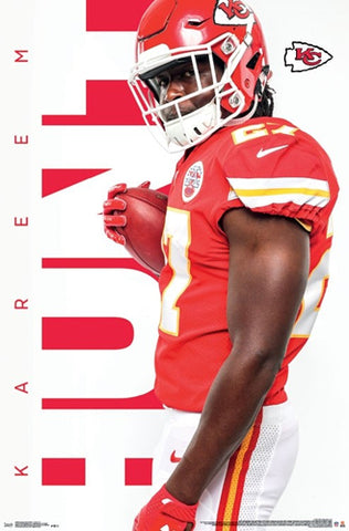 Kareem Hunt "Big Red" Kansas City Chiefs Official NFL Football Wall Poster - Trends International