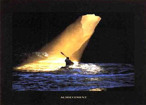 Kayaking "Achievement" Motivational Poster - Verkerke 1998