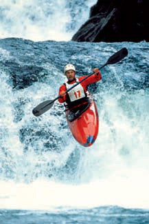 Kayaking "Airtime" Action Poster - Nuova