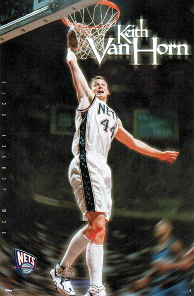 Keith Van Horn Slam-Dunk Superstar New Jersey Nets Poster