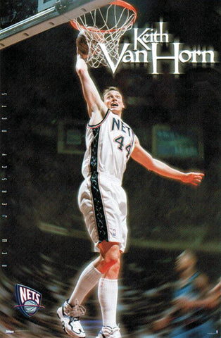 Keith Van Horn "Slam-Dunk Superstar" New Jersey Nets Poster - Costacos 1999