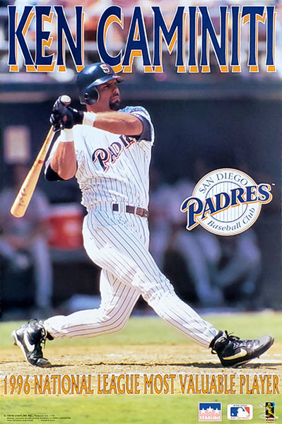Ken Caminiti "MVP" San Diego Padres MLB Action Poster - Starline 1996