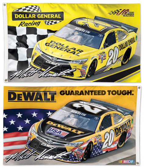 Matt Kenseth NASCAR #20 Dollar General/DeWalt Huge 3' x 5' 2-Sided