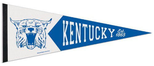Kentucky Wildcats NCAA College Vault 1970s-Style Premium Felt Collector's Pennant - Wincraft Inc.