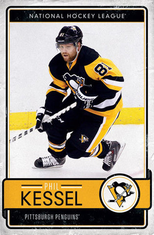 Phil Kessel "Throwback" Pittsburgh Penguins Official NHL Hockey Poster - Trends 2017