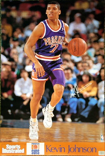 Kevin Johnson "Court Captain" Phoenix Suns Sports Illustrated Poster - Marketcom/S.I. 1990