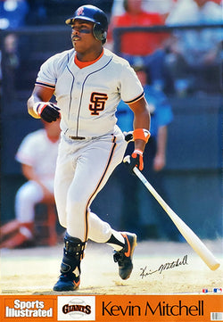 Kevin Mitchell Sports Illustrated Signature Series San Francisco Giants Poster - Marketcom 1989