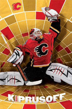 Miikka Kiprusoff "Game-Saver" Calgary Flames Poster - Costacos 2009