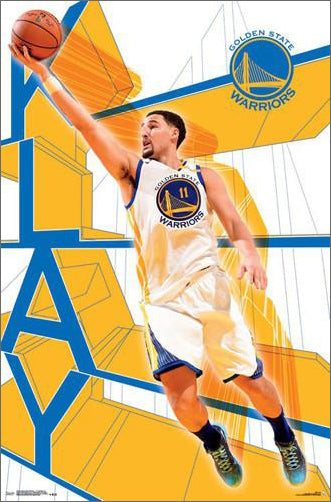Klay Thompson "Rising" Golden State Warriors Official NBA Basketball Wall Poster - Trends International