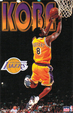 Kobe Bryant "Reverse" L.A. Lakers Vintage Original NBA Poster - Starline 1998