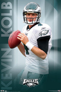 Kevin Kolb "Action" Philadelphia Eagles Poster - Costacos 2010