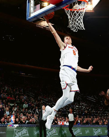 Kristaps Porzingis "Superstar" New York Knicks Premium NBA Poster Print - Photofile 16x20