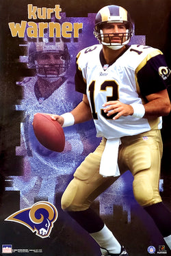 Kurt Warner "Superstar" St. Louis Rams Poster - Starline 2000