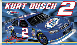 Kurt Busch "Kurt Nation" 3'x5' Flag (2008 Edition)