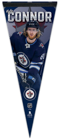 Kyle Connor Winnipeg Jets NHL Superstar Series Premium Felt Collector's Pennant - Wincraft