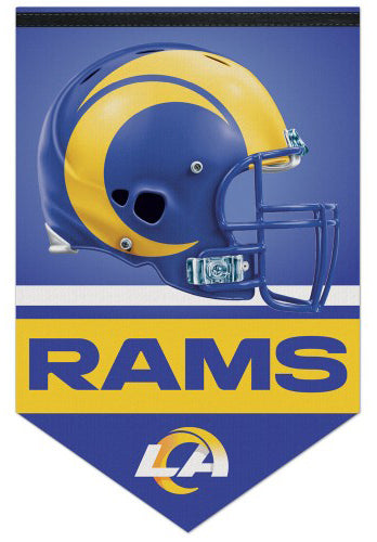 WinCraft Los Angeles Rams 3' x 5' Helmet Deluxe Single-Sided Flag
