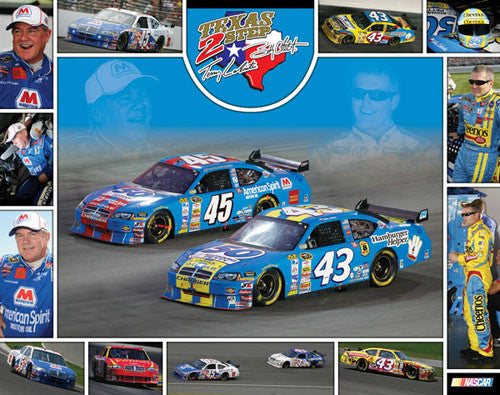 Terry and Bobby Labonte "Texas 2-Step" NASCAR Racing Poster - Time Factory 2008