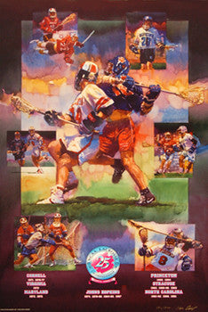 NCAA Lacrosse Championships 1995 Official Event Poster - Action Images