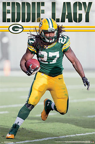 Eddie Lacy "Superstar" Green Bay Packers Official NFL Poster - Costacos 2014