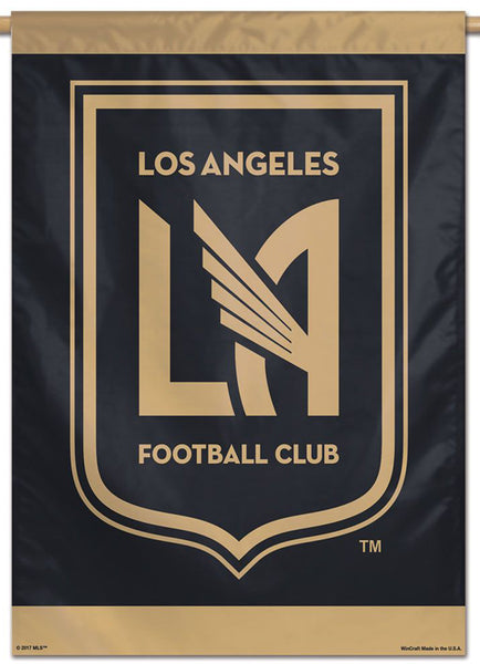 LAFC Los Angeles Football Club Official MLS Soccer Team Logo Wall BANNER - Wincraft Inc.
