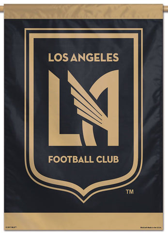 LAFC Los Angeles Football Club Official MLS Soccer Team Logo Wall BANNER - Wincraft Inc.