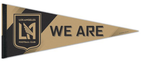 Los Angeles FC LAFC "We Are" Official MLS Soccer Team Premium Felt Pennant - Wincraft Inc.