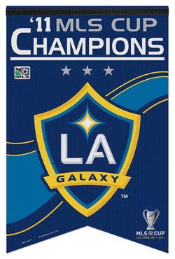 Los Angeles Galaxy 2011 MLS Soccer Champions Commemorative Banner - Wincraft Inc.