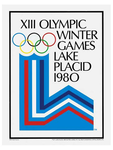 Lake Placid 1980 Winter Olympic Games Official Poster Reproduction - Olympic Museum