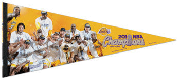 L.A. Lakers 2010 Champions Team Portrait EXTRA-LARGE Premium Pennant