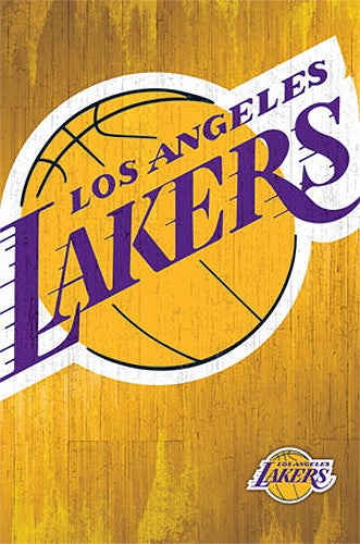 Los Angeles Lakers Official NBA Basketball Team Logo Poster - Costacos ...