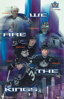 L.A. Kings "We Are The Kings" Poster (Robitaille, Norstrom, Palffy) - Starline 2003