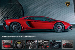 Lamborghini Aventador LP 750-4 Superveloce Supercar Sports Car Poster - Eurographics Inc.