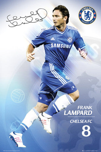 Frank Lampard "Signature" Chelsea FC Official Action Poster - GB Eye (UK)
