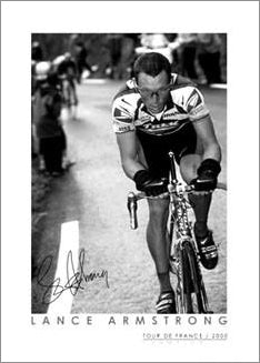 Lance Armstrong "Hautacam 2000" Tour de France Cycling Poster - Graham Watson