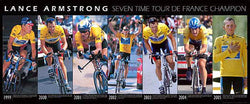 Lance Armstrong Seven-Time Tour de France Champion Wall-Sized Poster Print - Graham Watson 2005