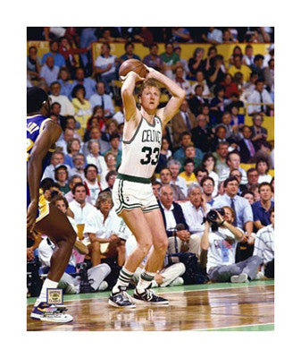 Larry Bird "Finals Classic" (c.1987) Giclee-on-Canvas Print - Photofile