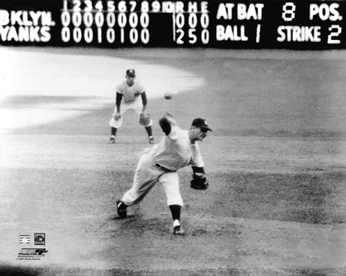 Don Larsen "The Perfect Pitch" (1956) New York Yankees World Series Premium Poster - Photofile Inc.