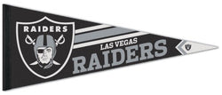 Las Vegas Raiders Logo-Style NFL Football Team Premium Felt Collector's PENNANT - Wincraft
