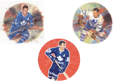 Toronto Maple Leafs "Legends" (3 Classic Art Prints Combo)