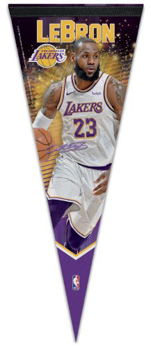 LeBron James LA Lakers Signature Series Action Premium Felt Collector's Pennant - Wincraft Inc.